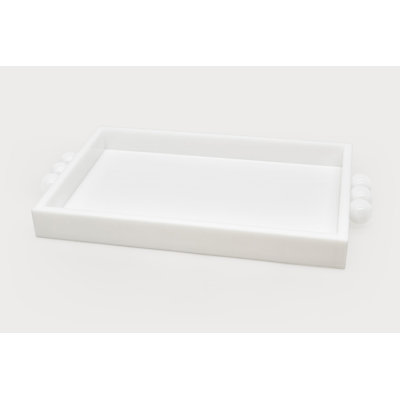 Acrylic Tray with Bubble Handles