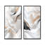 «White Ripples Of Stone III - Abstract Modern Waves», ensemble de 2 pièces d'art mural-1552629062-1552629061