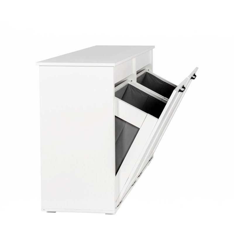 Laundry Cabinet ,With 2 Removable Liner Bags