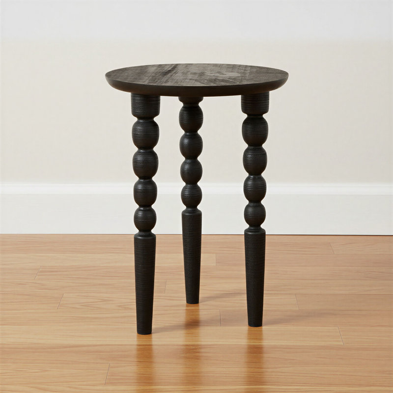 Table d'appoint en bois de manguier