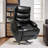 Electric Power Lift Recliner Chair With 8-Point Vibration Massage, Lumbar Heat, Remote Control, And Side Pockets For Elderly Comfort-1110346817