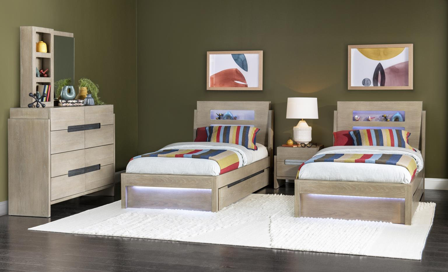 Klier Complete Panel Bed, Twin