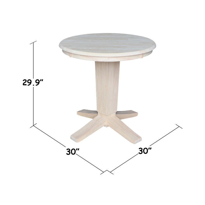 Table de salle à manger Grachan, H 29,9 po x L 30 po x l 30 po