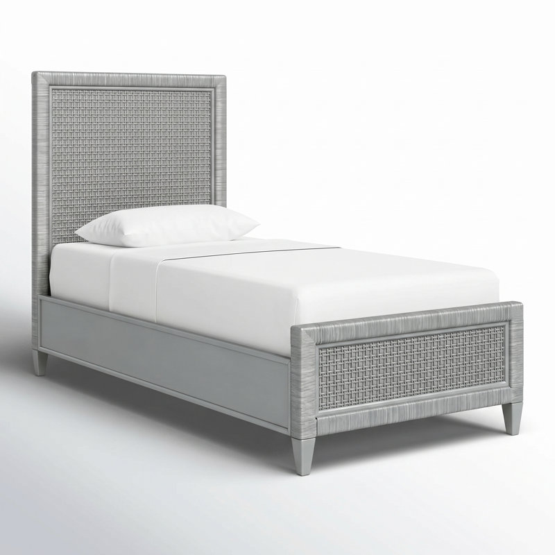 Monterey Woven Bed, Twin, Nickel