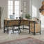 Bureau moderne en L pour bureau personnel