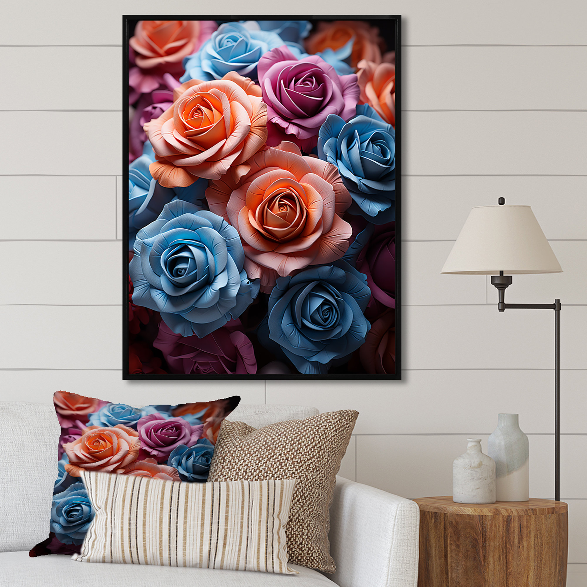 House of Hampton Abstract Roses Exploded Beauty I - Roses Wall Art ...