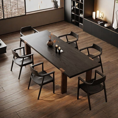 Table de salle à manger en bois de frêne