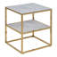 45 cm W Steel Bedside Table