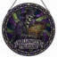Panneau de vitrail 12 "H Skeleton Treasure