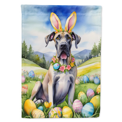 Easter Egg Hunt Double Sided 40'' H x 28'' W Polyester Easter House Flag