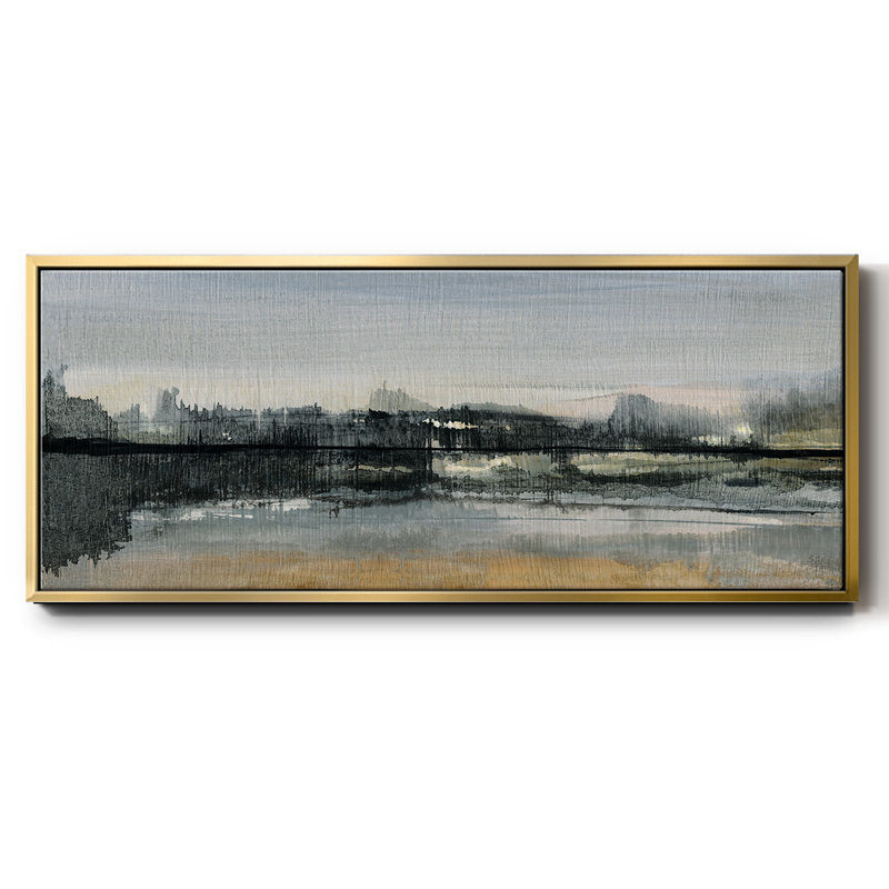 River Cross- Framed Canvas, 24" H x 60" W