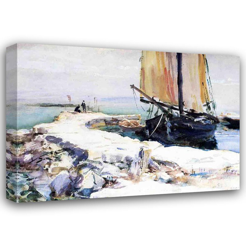 Au-dessus du lac de Garde à San Viigilio, H 35 po x l 48 po