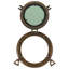 Porthole Mirror Wall Hanging Aluminium And Glass-1907717186-1907717190