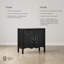 Armoire d'appoint cannelée avec poignée en laiton-1238063555-1235219038