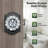 Crystal Privacy Door Knobs With Arch Rosette