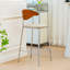 Chaise d'appoint à dossier bas beige (ensemble de 2)-1725121772-1725121775