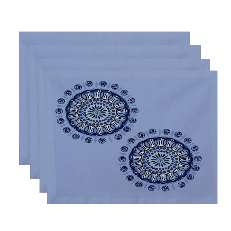 Ensemble de napperons 4 pièces Arti, Bleu