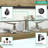 Metris C Two Handles Widespread Bathroom Faucet-5957262