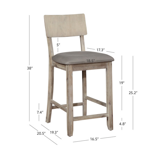 Joss & Main Paxton Upholstered Counter/Bar Stool & Reviews