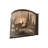Rustic Lodge Flush Mounted Sconce