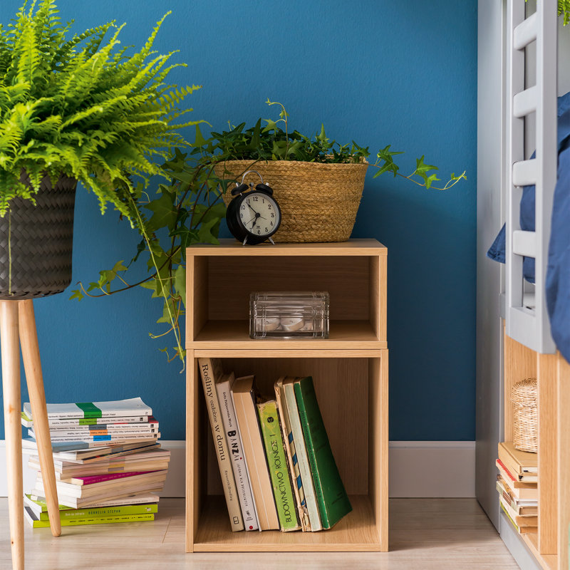 Zipcode Design Reba Decorative Bin, Oak