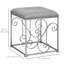 Tabouret de coiffeuse en acier