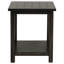 Table de bout en bois avec tablette-1970248960