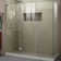 Unidoor-X 70" W x 34.38" D x 72" H Frameless Rectangle Shower Enclosure