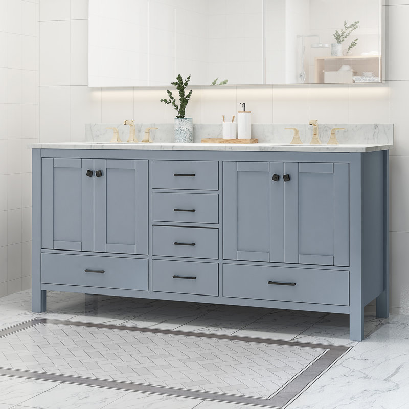 Ensemble de meuble-lavabo double 73 po Kaiyn