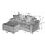 Canapé modulaire modulaire Loveaeat Cloud-2095822615
