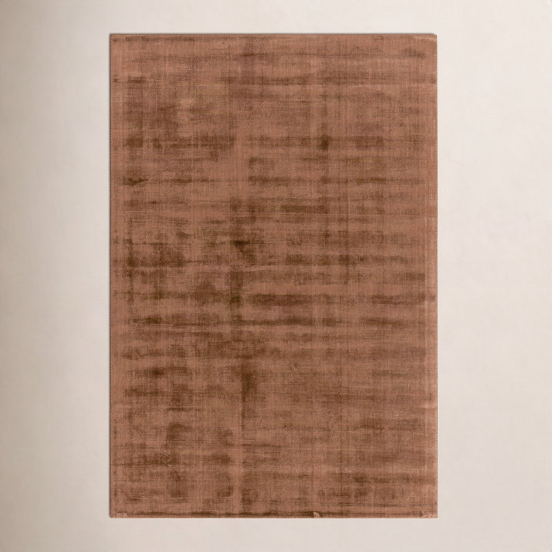 Fennel Hand Loomed Viscose Indoor Rug, Rectangle 2' x 3'