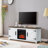 Kristanne 58" W TV Stand with Electric Fireplace and Cabinet/Enclosed storage-750745176