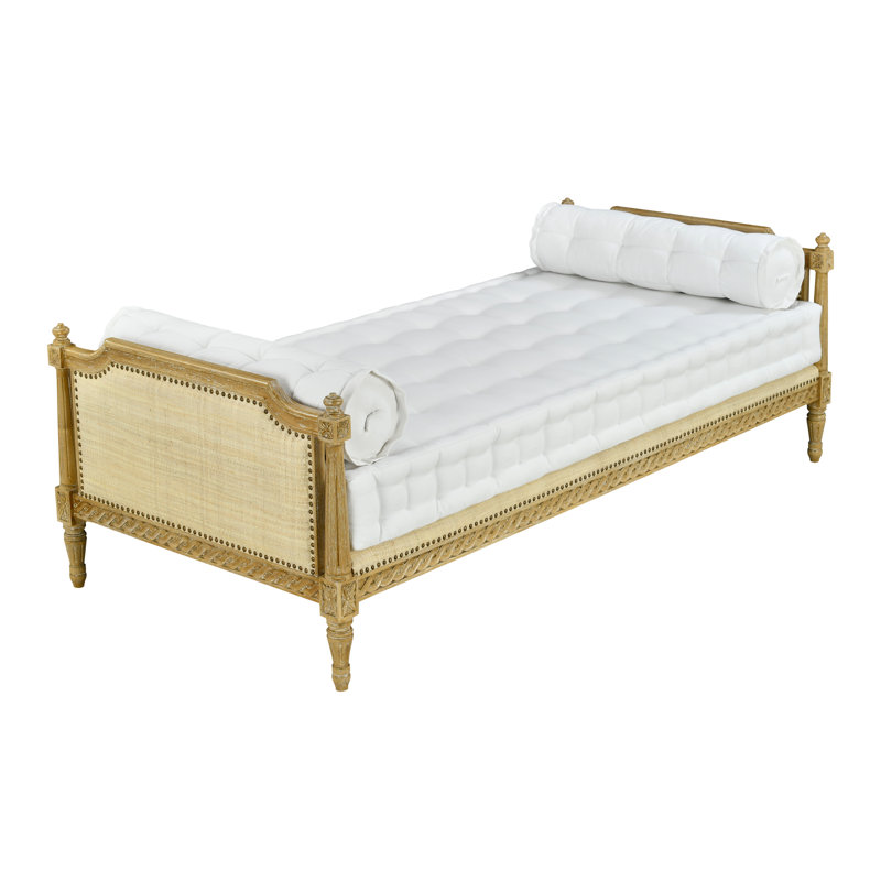 Upholstered Daybed, White