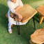 Table de chevet en bois massif Natural Edge
