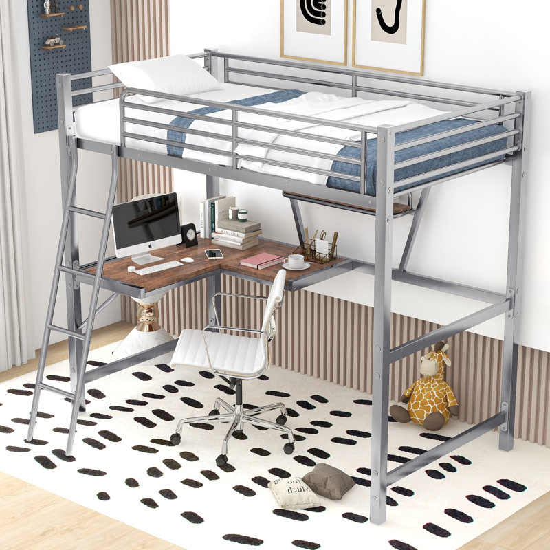 Lit mezzanine Tooborac, Simple, Argent