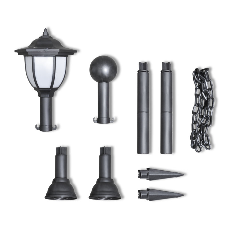 Solar Powered Integrated LED Pathway Light