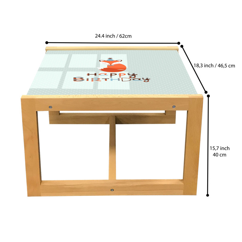 Jahmela Sled Coffee Table, 62cm H x 46cm W x 40cm D