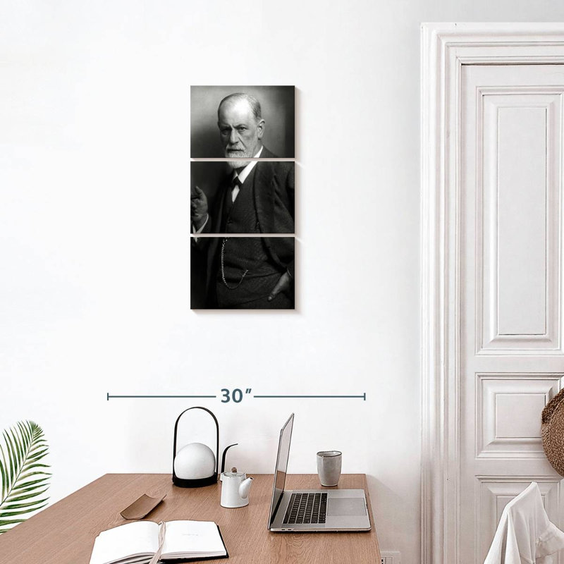 Portrait de Freud, H 27 po x l 12 po