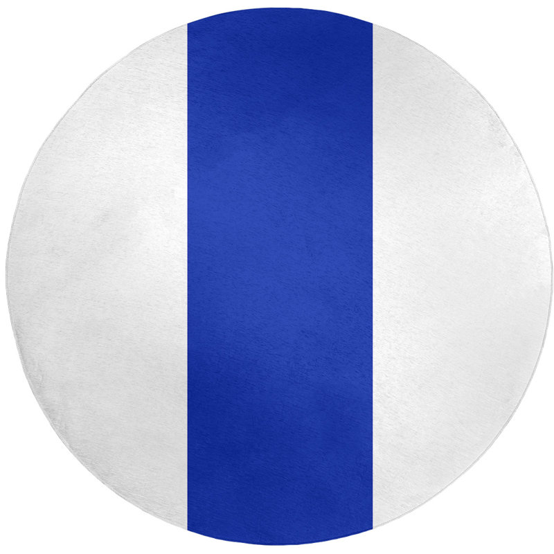 Chenille Indoor Rug, Round 5'