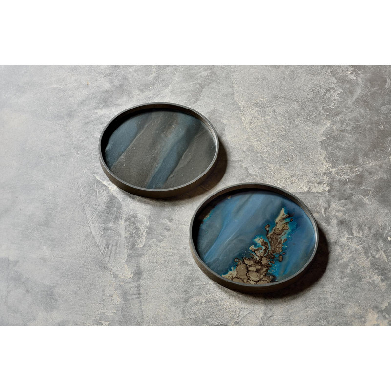 Linear Flow Decorative Tray