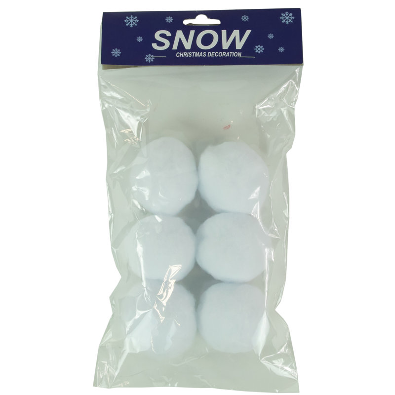 Peluche boules de neige artificielles de Noël