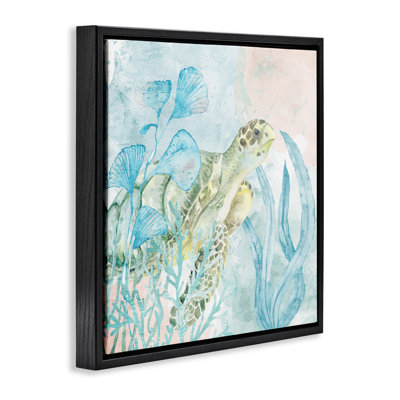 Cadre flottant Sea Turim Turtle, design par Kim Allen