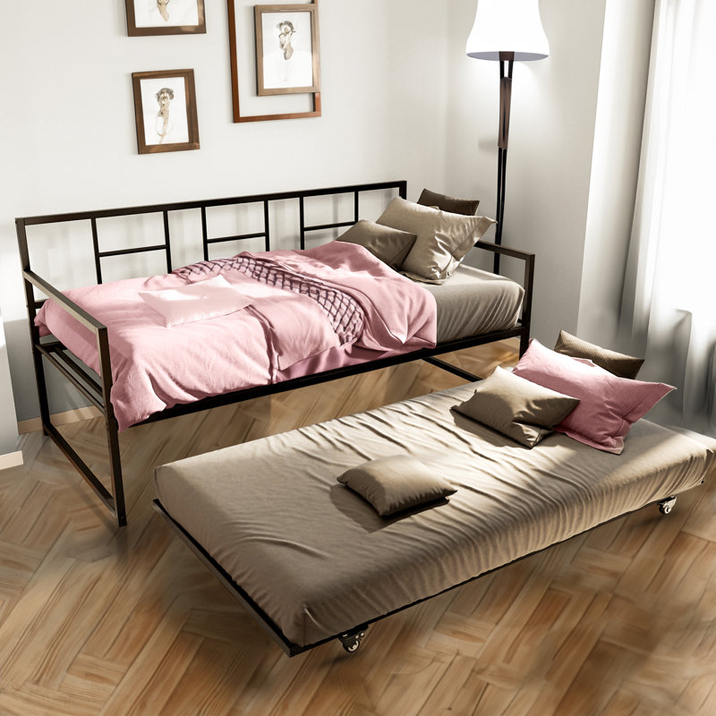 Daybed with Trundle, Black