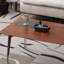 Table basse vintage en bois massif de haute qualité