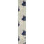 Tapis de couloir ivoire / bleu marine tissé à la machine