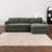 Alameda 109" W Velvet L-Shaped Sectional-1904097380-1904097379