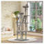 72" Tall Cactus Cat Tree with Transparent Capsule, Multi-Level Sisal Scratching Post Tower & Plush Perches for Large Indoor Cats