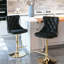 Velours pivotant noir moderne Jarrod