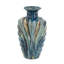 Vase bleu et brun