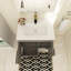Meuble-lavabo simple 28 po avec plateau en céramique Anniemarie